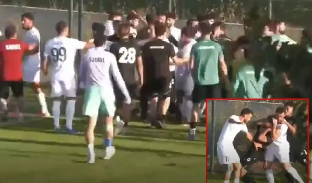 Futbol sahası boks ringine döndü