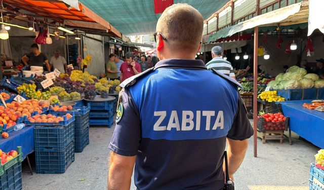 Bolu pazarında, fiyat etiketleri denetlendi