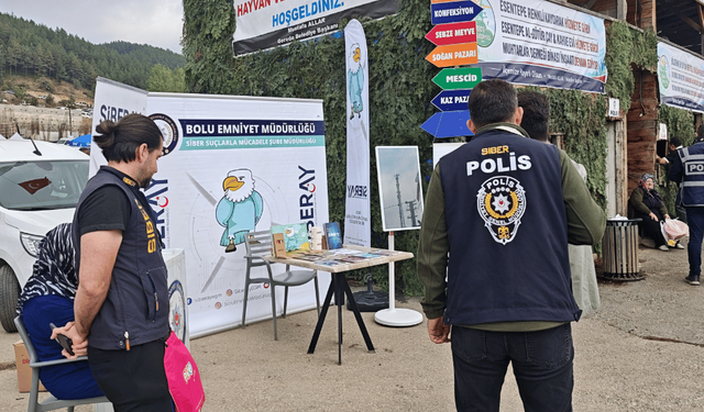Gerede'de vatandaşlar siber suçlara karşı bilgilendirildi