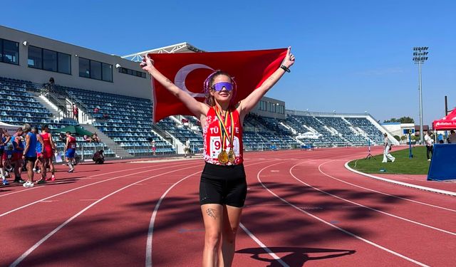 Bolulu Öğretmen Derya Kaman, Balkan Şampiyonası’nda iki altın madalya kazandı
