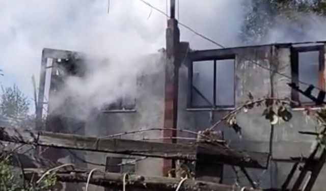 Bolu’da yayla evinde yangın
