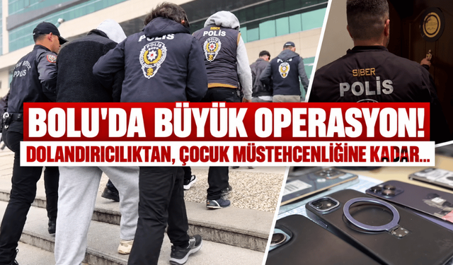 Bolu dahil 35 ilde operasyon: 75 kişi tutuklandı