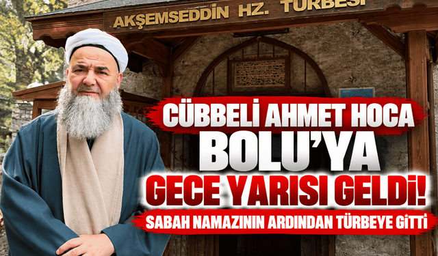Cübbeli Ahmet hoca gece yarısı o ilçeye gitti! Sabah ilk işi bu oldu
