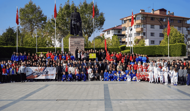 Türkiye’nin spor haftasında Bolu’dan renkli görüntüler