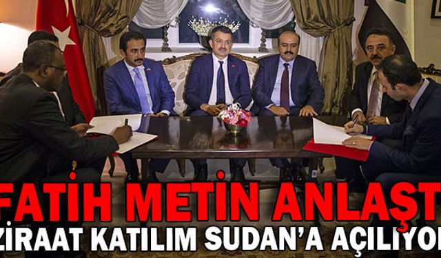 SUDAN İLE TÜRKİYE ARASINDA ANLAŞMALAR İMZALANDI