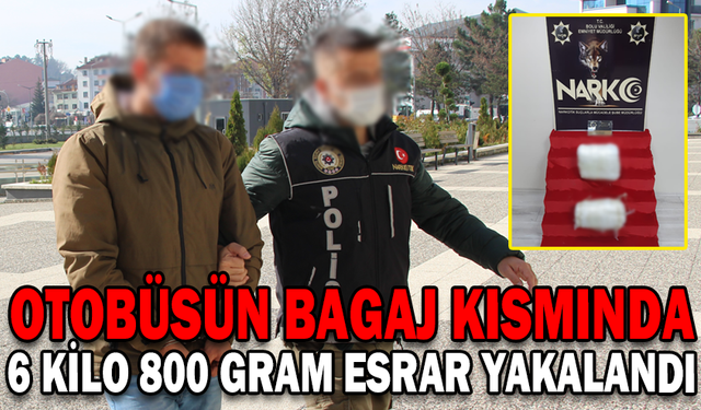 YOLCU OTOBÜSÜNE UYUŞTURUCU OPERASYONU