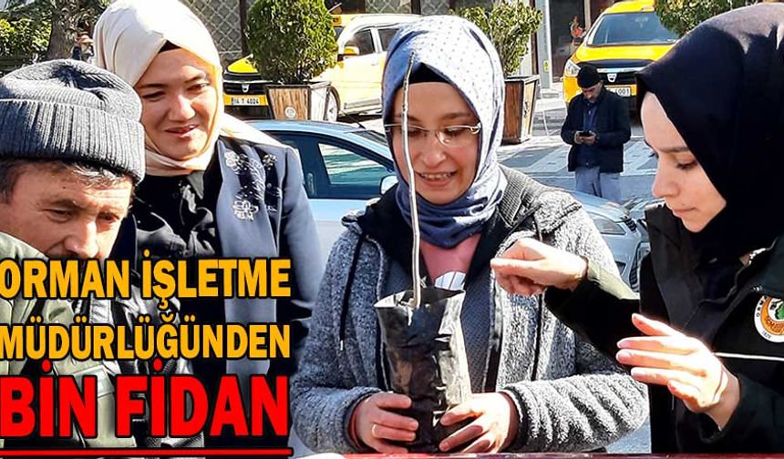 DEPREMDE HAYATINI KAYBEDENLERİN ANISINA FİDAN DAĞITILDI