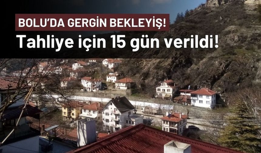 Evleri boşaltmaları için 15 gün süre verildi