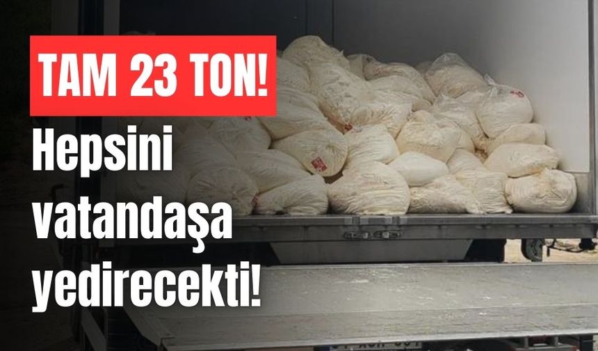 Tarihi geçmiş peynirler, imha edildi