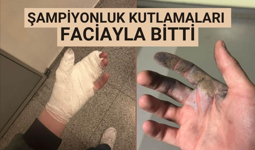 Şampiyonluk kutlamaları faciayla bitti