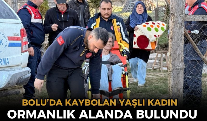 Kayıp kadın ormanlık alanda bulundu