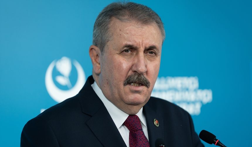 ANKARA - BBP Genel Başkanı Destici, basın toplantısı düzenledi
