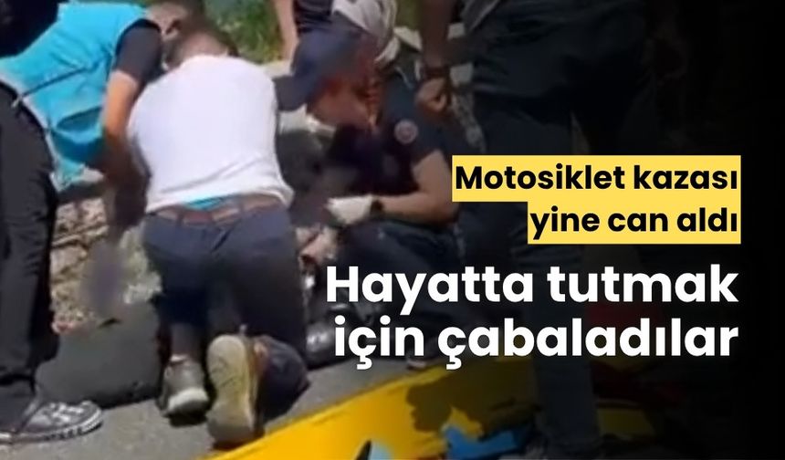 Bolu Dağı’nda, motosikletle bariyere çarpan adam, hayatını kaybetti