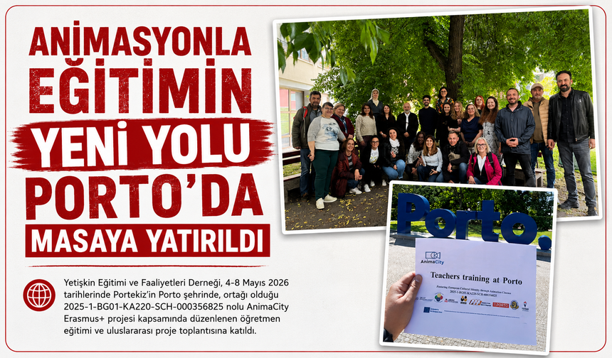 Animasyonla eğitimin yeni yolu Porto’da masaya yatırıldı