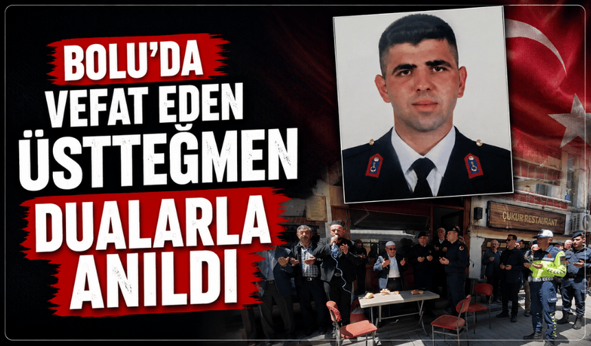 Bolu'da acı kayıp! Üstteğmen dualarla anıldı