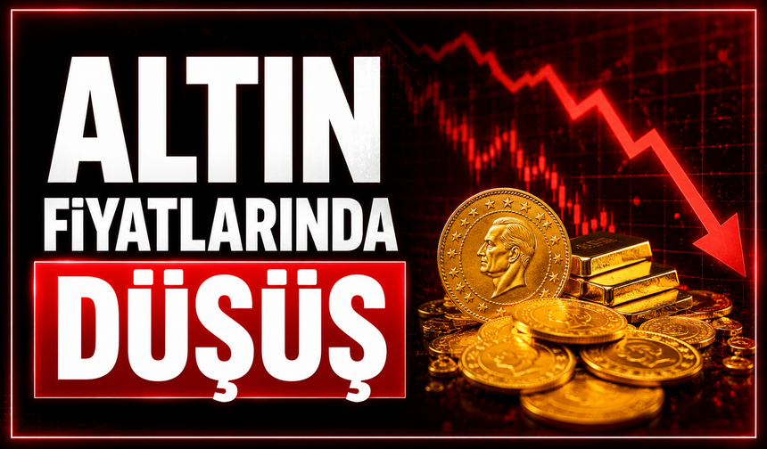 Altın fiyatlarında düşüş