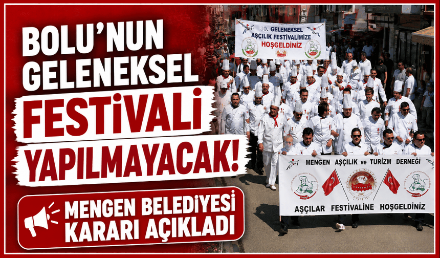 Mengen Belediyesi, geleneksel aşçılık festivalini yapmama kararı aldı