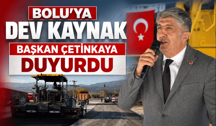 Bolu köylerine büyük altyapı desteği