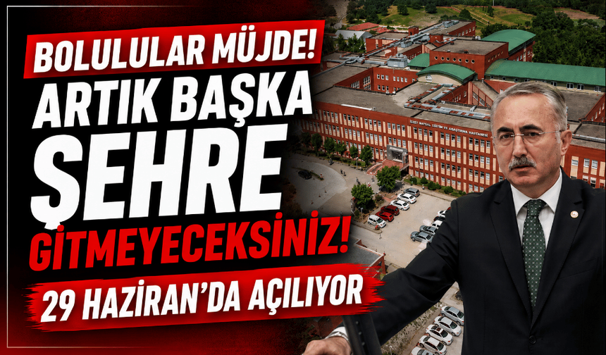 Boluluların merakla beklediği cihaz, 29 Haziran’da hizmete giriyor!