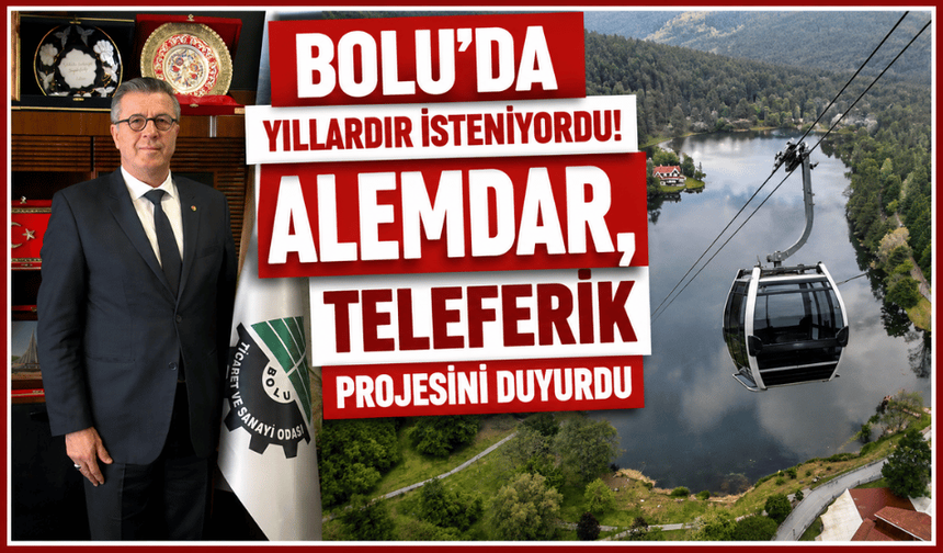 TSO Başkanı Alemdar, teleferik projesini duyurdu