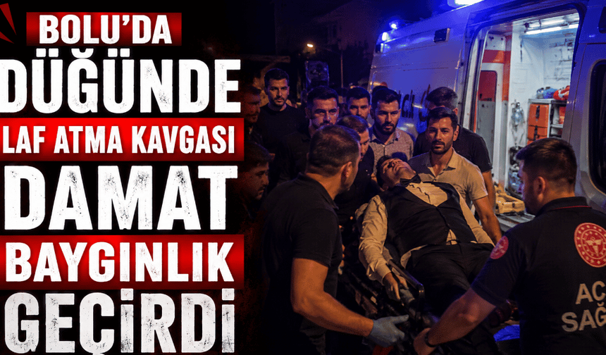 Düğünde laf atma kavgası: Damat bayıldı