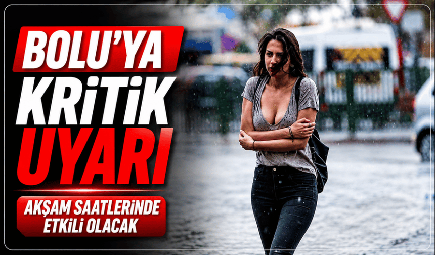 Gök gürültülü sağanak uyarısı yapıldı
