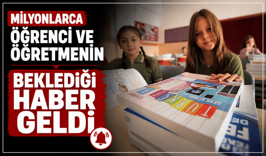 Milyonlarca öğrencinin merakla beklediği takvim açıklandı