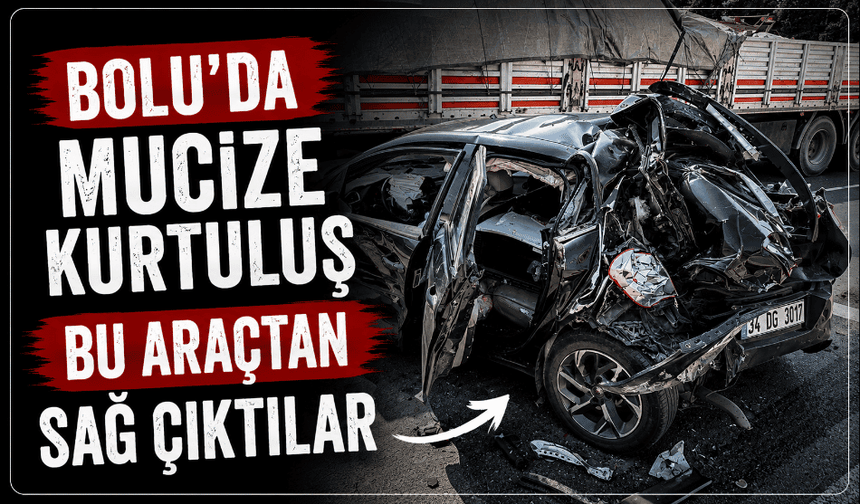 Mucize kurtuluş bu araçtan sağ çıktılar
