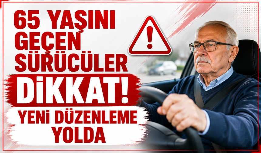 65 Yaşını Geçen Sürücüler Dikkat! Yeni Düzenleme Yolda