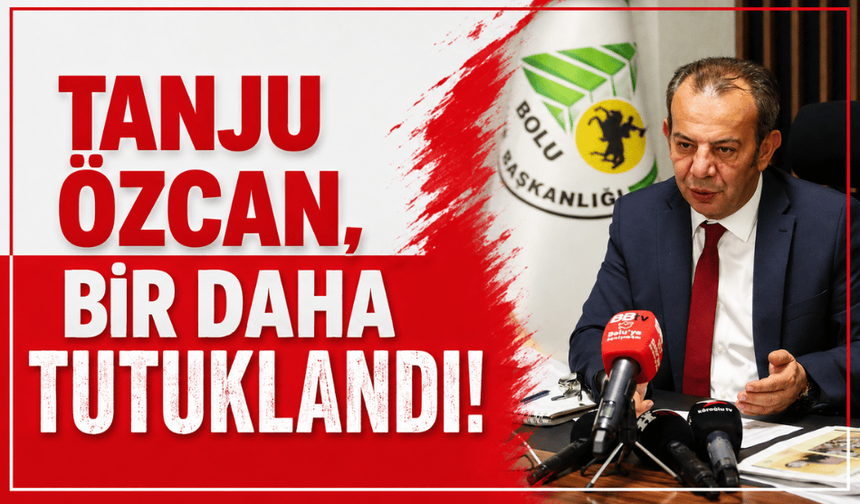 Tanju Özcan, bir suçtan daha tutuklandı