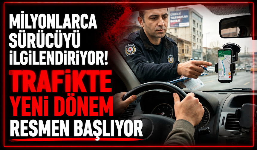Milyonlarca sürücüyü ilgilendiriyor! Trafikte yeni dönem resmen başlıyor