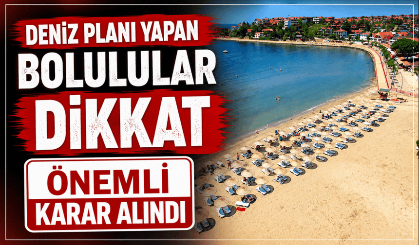 Tüm plajlarda denize giriş yasaklandı