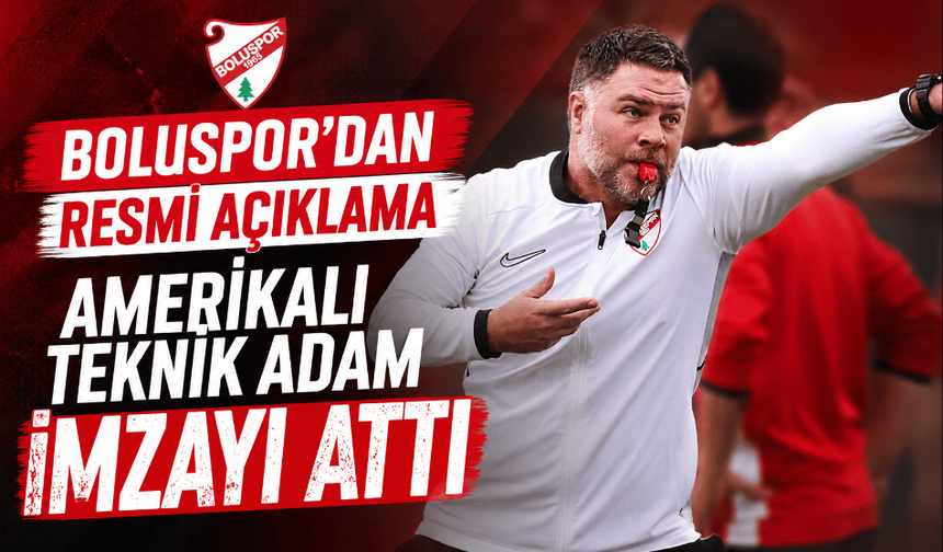 1.lig takımında büyük sürpriz ABD’li teknik adam imzayı attı
