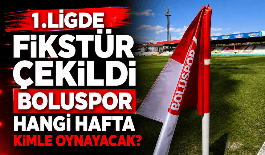 1.ligde fikstür çekimi yapıldı