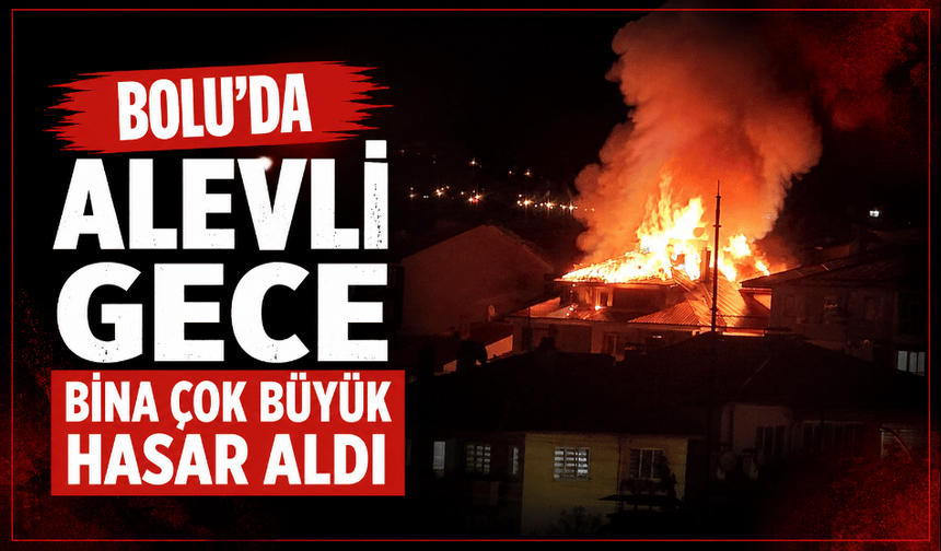 4 katlı binada çıkan yangında hasar çok büyük