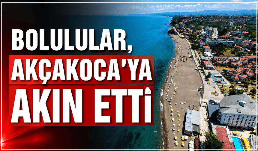 Akçakoca'da termometreler 37 dereceyi gösterdi, sahiller doldu taştı