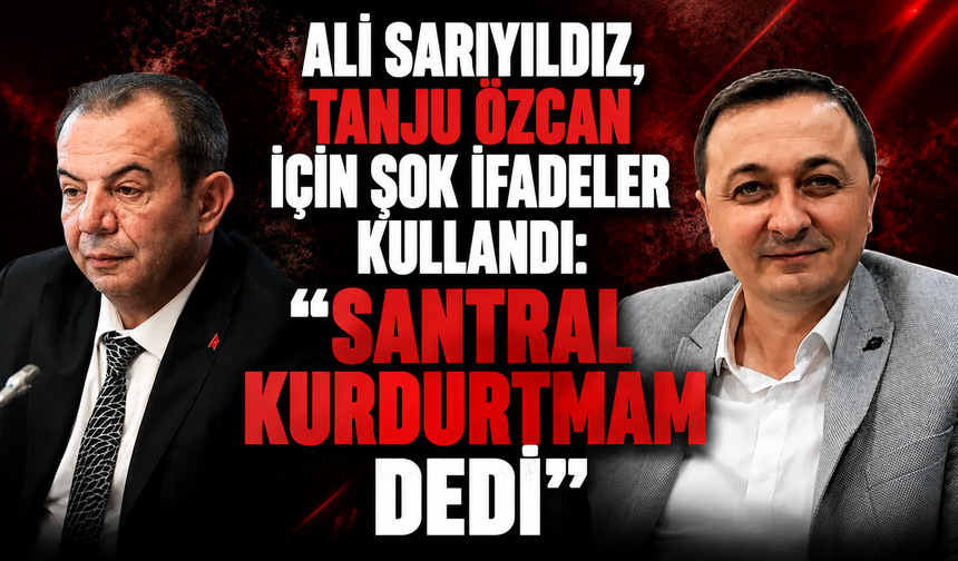 Beraber Umre'ye gittiği Sarıyıldız, Tanju Özcan için şok ifadeler kullandı: "Santral kurdurtmam dedi"