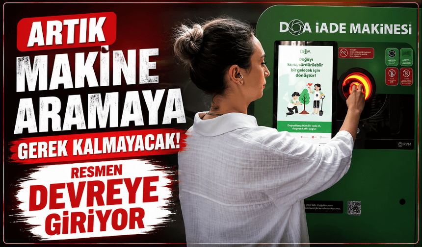 Artık makine aramaya gerek kalmayacak!