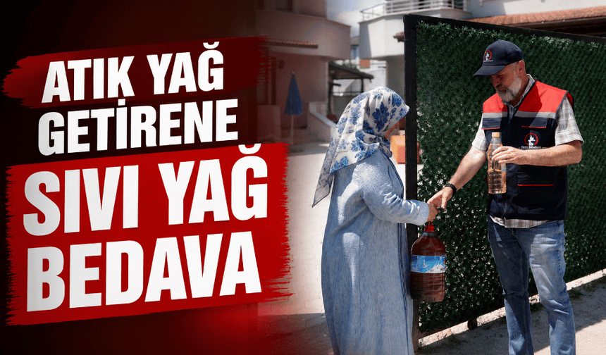 Atık yağ getirene sıvı yap bedava