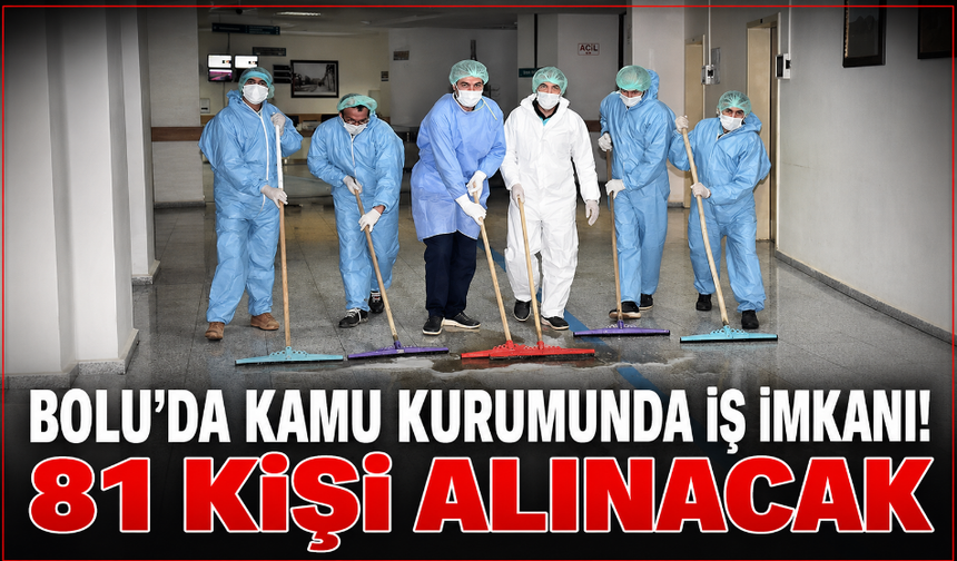 Bolu İl Millî Eğitim Müdürlüğü 81 kişilik iş gücü programı açtı