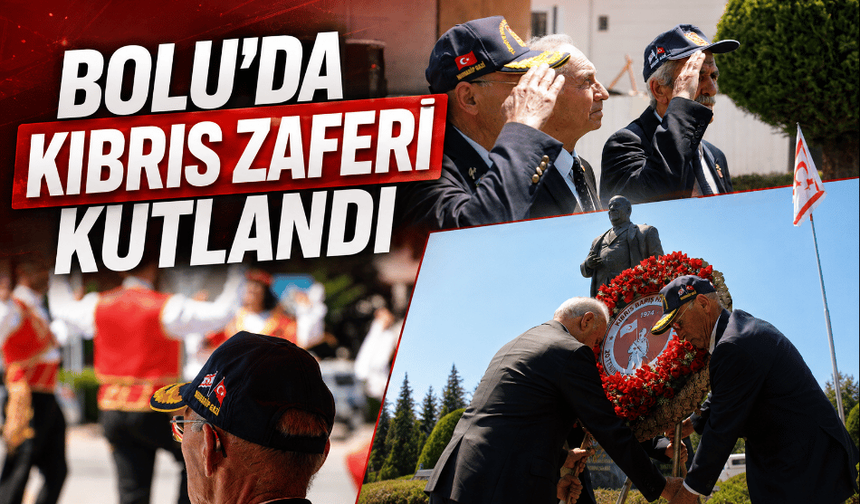 Bolu’da Kıbrıs Zaferinin 52’nci yılı kutlandı