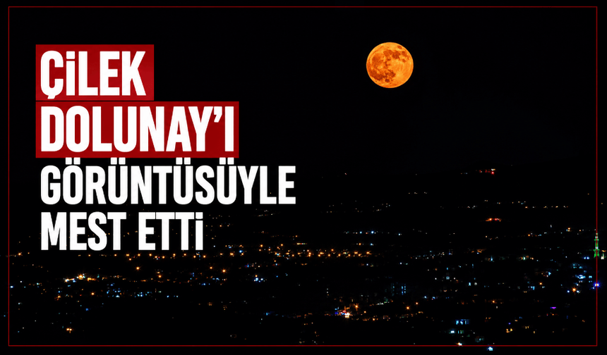 Çilek Dolunay’ı görüntüsüyle mest etti