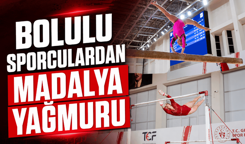 Cimnastikçilerden Antalya'da madalya yağmuru