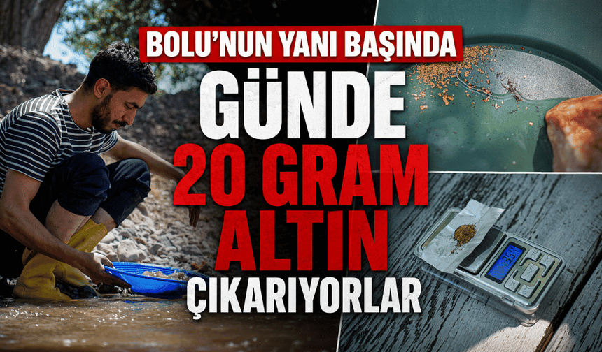 Derelerden günde 20 grama kadar altın buluyorlar