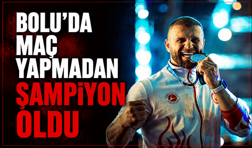 Hiç maç yapmadan Türkiye şampiyonu oldu