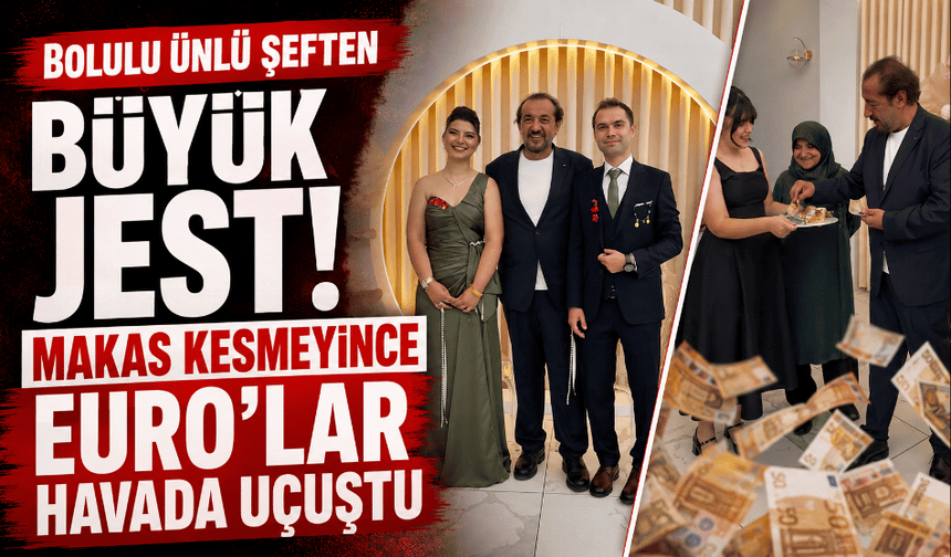 Ünlü şef Mehmet Yalçınkaya’dan eurolu jest gündeme oturdu