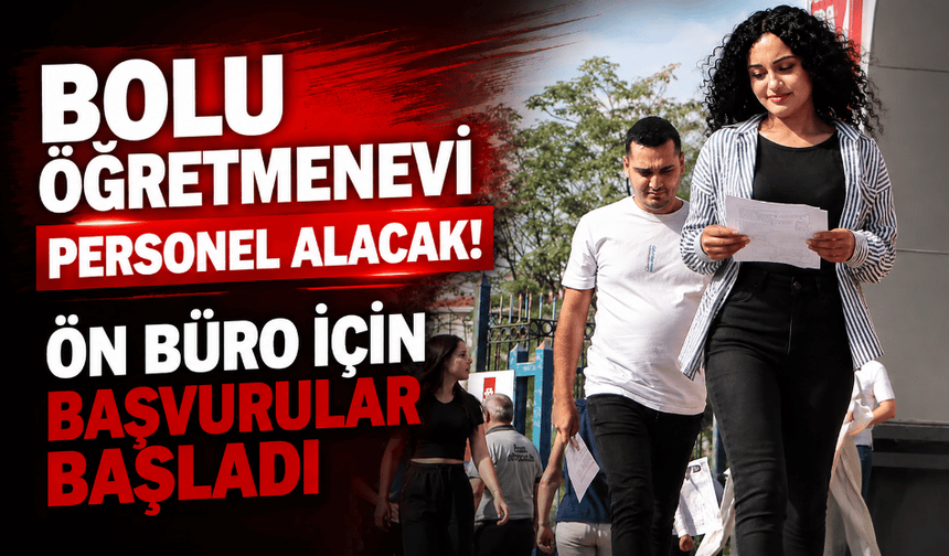 Kamuya ön büro personeli alınacak! Son tarihe dikkat!