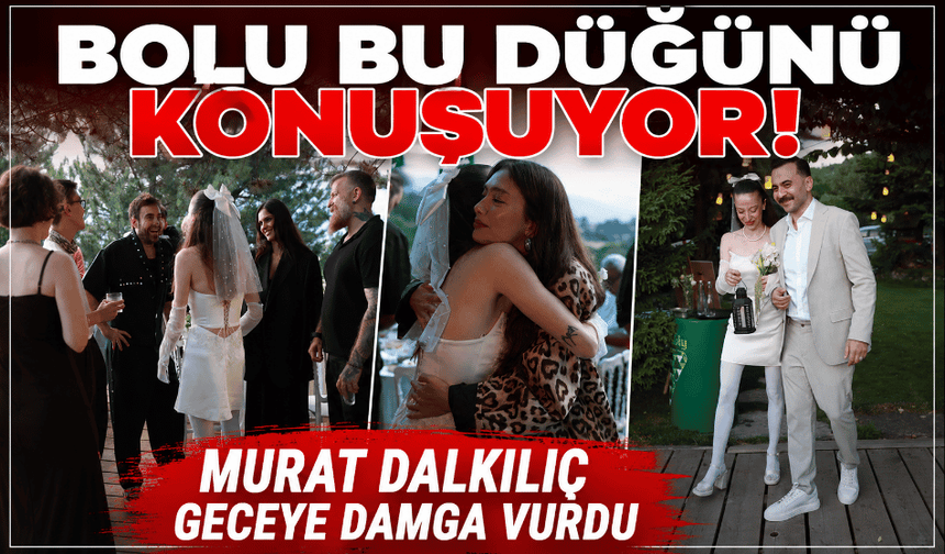 Kartaltepe Otel'de masal gibi düğün! Murat Dalkılıç şarkılarıyla coşturdu