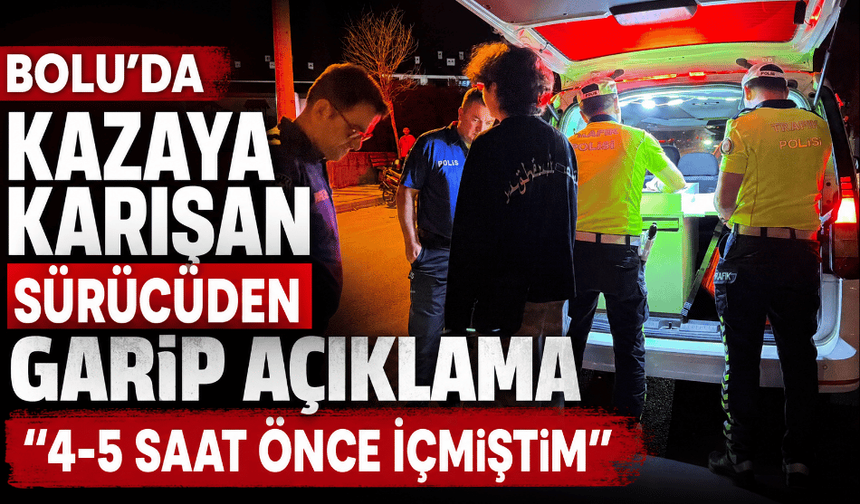 Kazaya karışan alkollü sürücü, cezadan kaçamadı