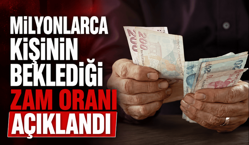 Memur ve emeklilerin zam oranları belli oldu
